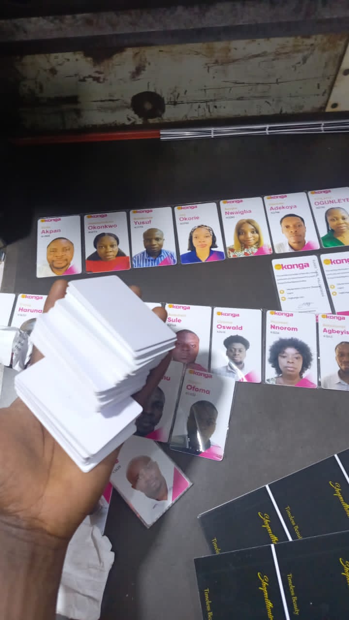 Printed and personalised identity cards produced by Fortitude